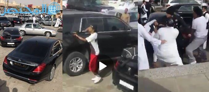 فيديو: امير يهدد مواطنين بالسلاح.. شاهد بلطجة الامير مشهور بن طلال