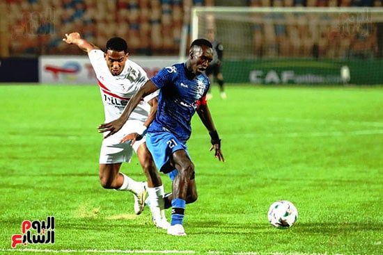الزمالك يتقدم 2-0 على بلاك بولز بالكونفدرالية بعد مرور 60 دقيقة.. صور
