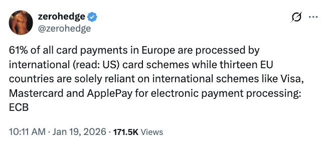 يستهدف البنك المركزي الأوروبي إطلاق تجربة لليورو الرقمي في 2027 مع بدء اختيار مزودي الخدمة في الربع الأول من 2026