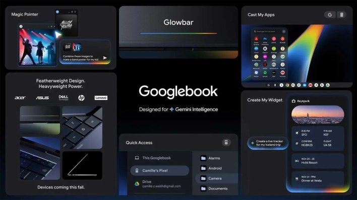تكنولوجيا: عودة حواسيب جوجل المحمولة تحت العلامة التجارية Googlebooks خلال الخريف القادم