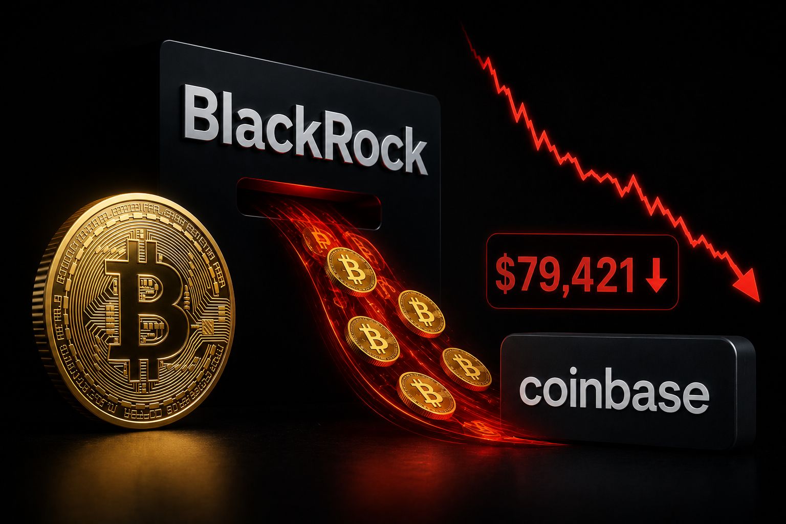 شركة “BlackRock” تنقل 287 مليون دولار من البيتكوين تزامنا مع تصاعد المخاوف من البيع المؤسساتي