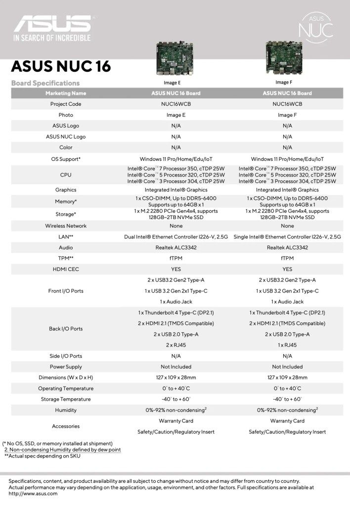تكنولوجيا: أسوس تطلق أجهزة الكمبيوتر المصغرة NUC 16 الجديدة بمعالجات Intel Wildcat Lake وذاكرة مذهلة#COMPUTEX2026