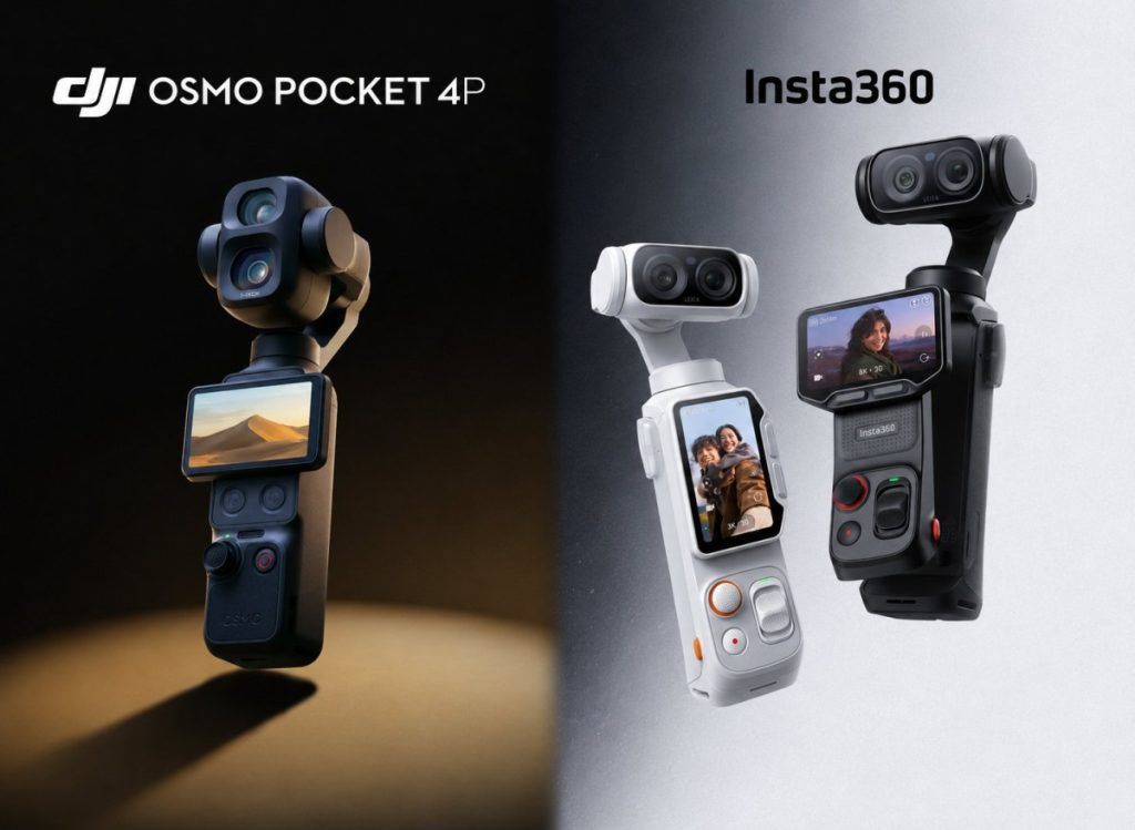 تكنولوجيا: DJI تقاضي Insta360 بسبب التشابه المثير للجدل بين Luna Ultra وOsmo Pocket 4P