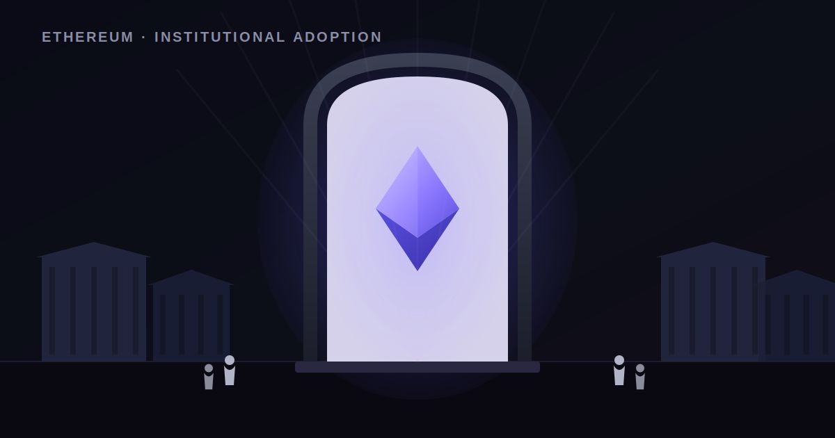 مؤسسة “Ethereum Institutional”: منظمة غير ربحية جديدة لتسريع التبني المؤسساتي للإيثيريوم