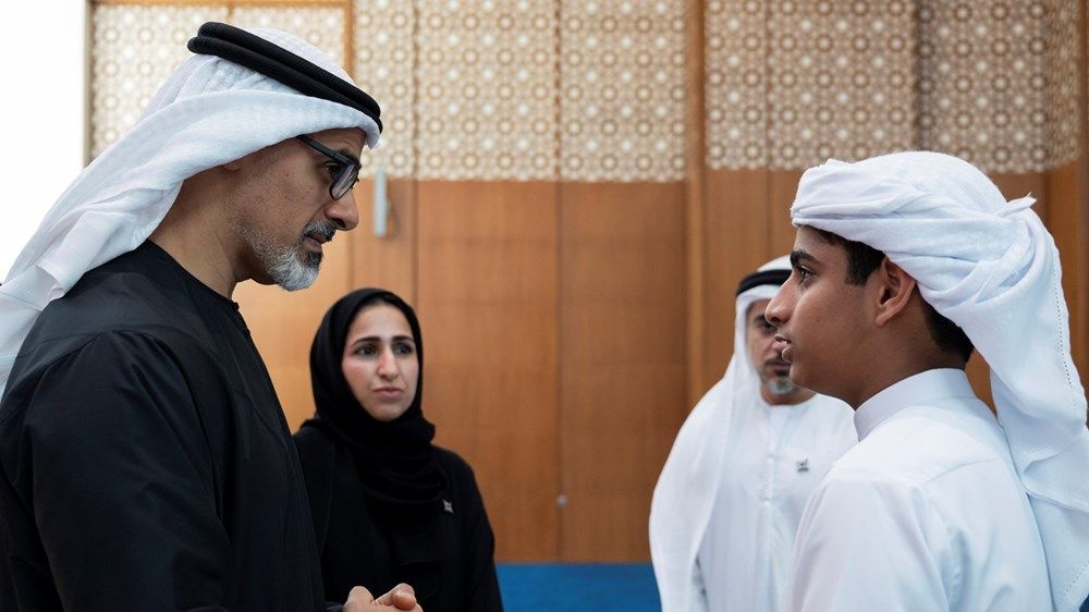 خالد بن محمد بن زايد يلتقي الفائزين بجوائز النسخة الثانية من «مسابقة صندوق خليفة لريادة الأعمال»
