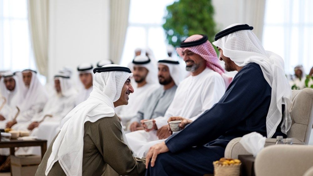 رئيس الدولة يستقبل ولي عهد عجمان