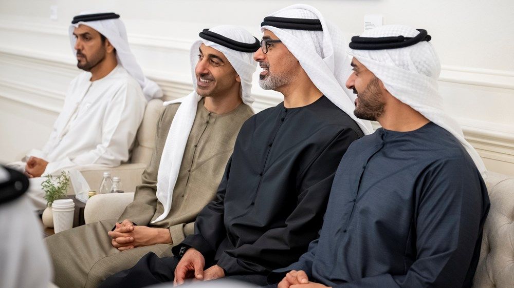 رئيس الدولة يستقبل ولي عهد عجمان