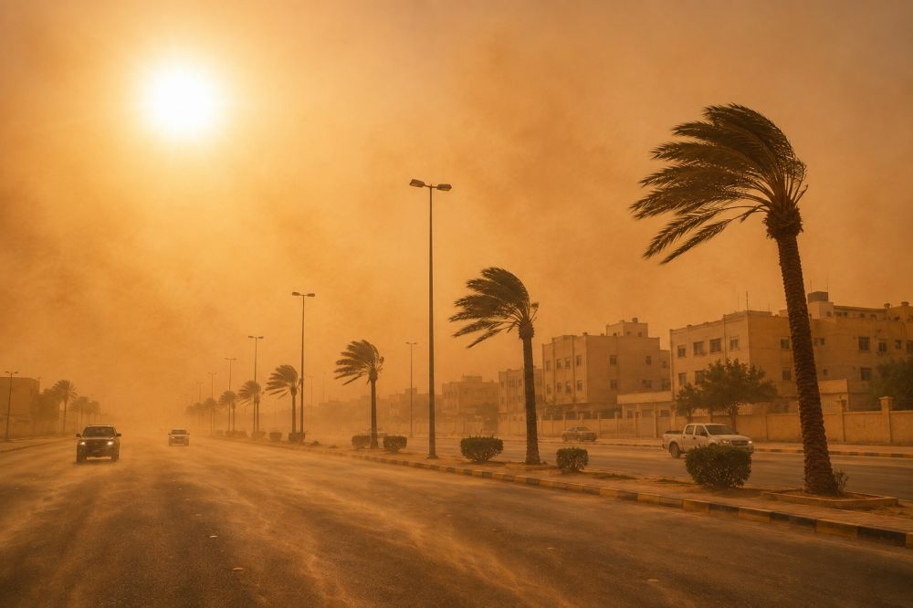 أخبار من السعودية.. تنبيه من أتربة مثارة ورياح نشطة على أجزاء من منطقة الرياض