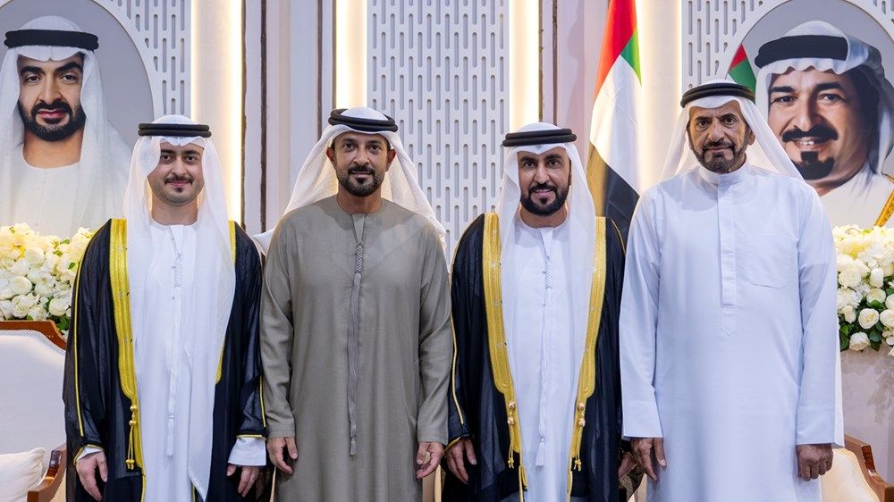 عبد العزيز وراشد بن حميد يحضران أفراح السعيدي والشمري بعجمان