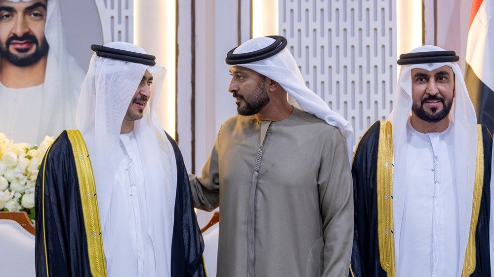 عبد العزيز وراشد بن حميد يحضران أفراح السعيدي والشمري بعجمان