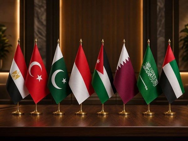 بيان مشترك لوزراء خارجية الإمارات والسعودية وقطر والأردن وإندونيسيا وباكستان وتركيا ومصر