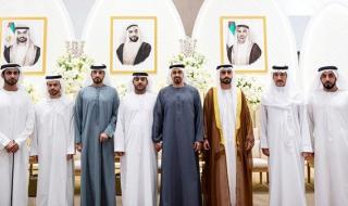 ذياب بن محمد بن زايد يحضر حفل استقبال بمناسبة زفاف عمر سعيد البدواوي