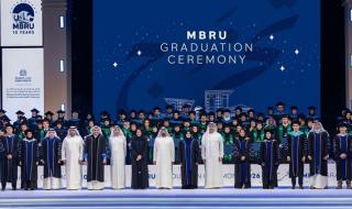أحمد بن سعيد يشهد حفل تخريج دفعة 2026 من طلبة جامعة محمد بن راشد للطب والعلوم الصحية