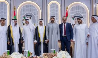 عبد العزيز وراشد بن حميد يحضران أفراح السعيدي والشمري بعجمان